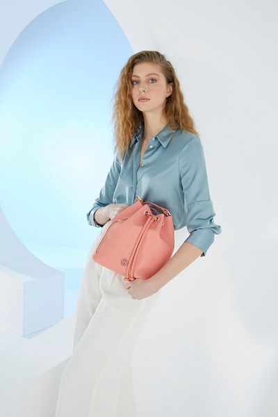 Pierre Cardin Coral Print Women's Shoulder Bag 05Po22Y1544