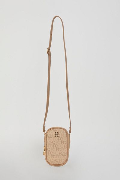 Pierre Cardin Tram Alphabet Nude Women's Shoulder Bag 05PO22Y1556