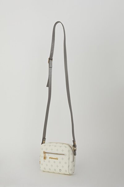 Pierre Cardin White Monogram Women's Shoulder Bag 05PO22Y1566-1