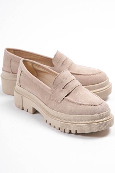 Capone Outfitters Loafer - Beige - Flacher Absatz