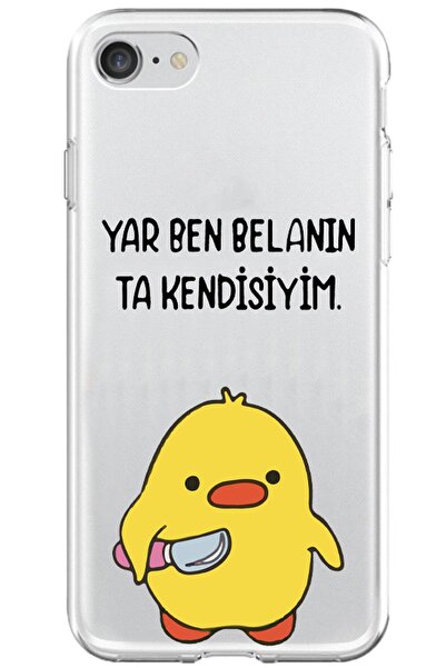 Powerfox iPhone 6 Compatible Troublesome Chick Transparent Phone Case