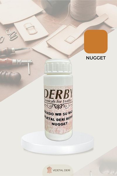 Derby Βαφή φυτικού δέρματος με βάση το νερό 100 gr Βαφή φυτικής βαφής Vaketa Leather Arts