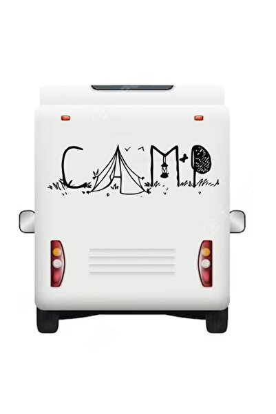 Melek Pazarı 40 X 14 Cm Kamp Doğa Karavan Sticker