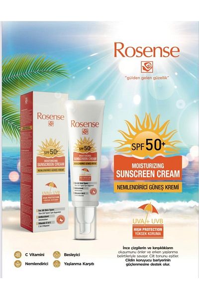 Rosense Sun Cream F50 - 50ml Slide-on Cream
