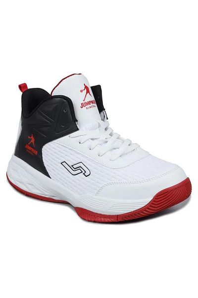 Jump 28119 Pantofi de baschet unisex copii alb/roșu