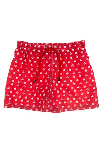 SUYİTTİ Beıcı Store New Season Sailboat Model Father Son Combination Sea Shorts