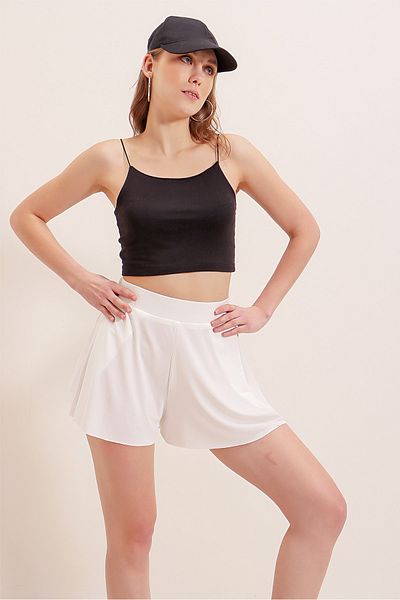 Pattaya Women's Mini Knitted Shorts Skirt P21s201-2145