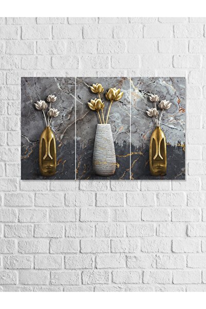 Tooall Modern Style 3'lü Mdf Tablo Seti