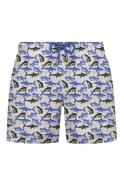 Bonitas Beachwear Ανδρικό σορτς Shark White 22701