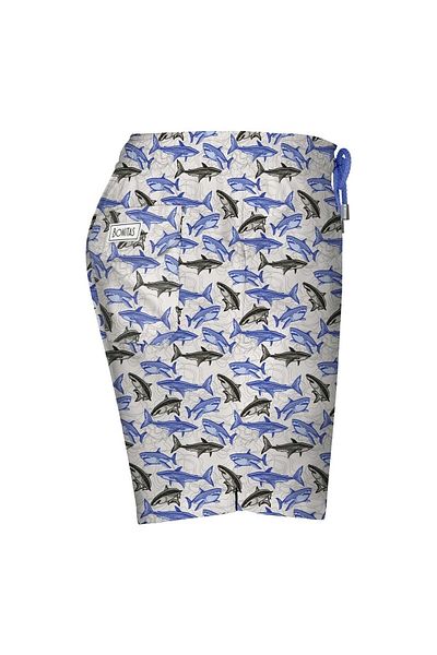 Bonitas Beachwear Ανδρικό σορτς Shark White 22701