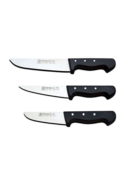 Sürbisa Sürmene 61030 3 Parça Kasap Kurban Bıçak Seti