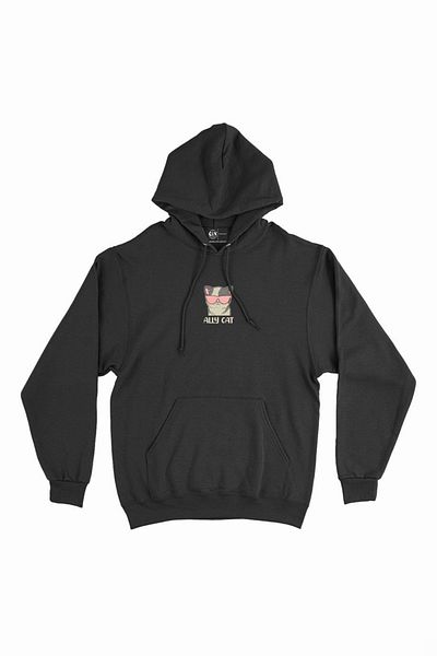 Cix Φούτερ με κουκούλα Ally Cat Minimal Hoodie