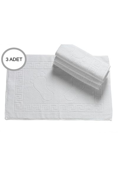 by ballı biocotton Foot Towel Hotel Series Lux Thick 100% Cotton Set of 3 50x70