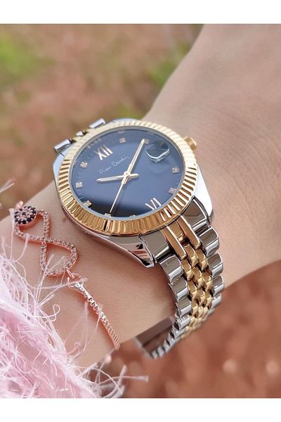 Pierre Cardin 800702F03 Steel Cord Women's Wristwatch 30 Mt Waterproof
