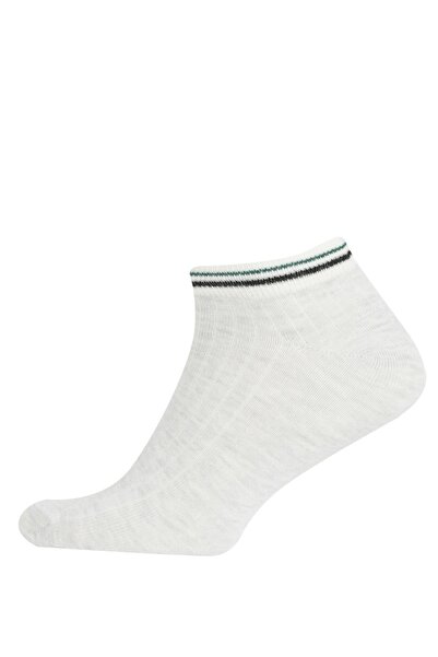 DeFacto Men's Cotton 5-Piece Booties Socks Set