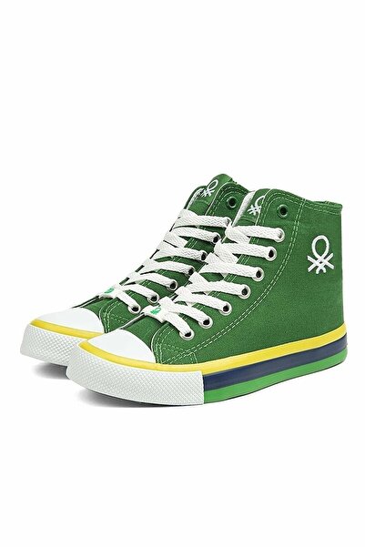 Benetton ® Orijinal Yeni Sezon Kadın Spor Ayakkabı Bn30189 Yeşil
