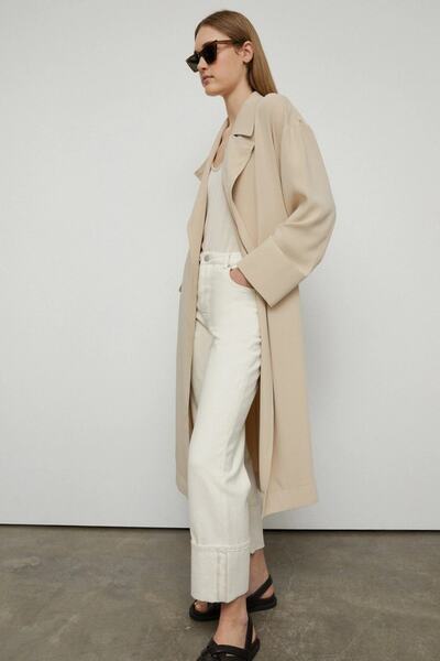 İROSH Premium Belted Thin Trench Coat
