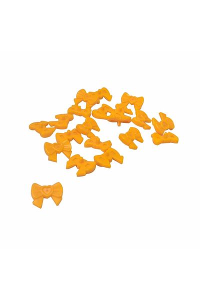 LEGO Original Moc Accessory Minifigure Friends Hair Ornament Heart-shaped Light Orange Ribbon 4 Pieces Will Be Sent