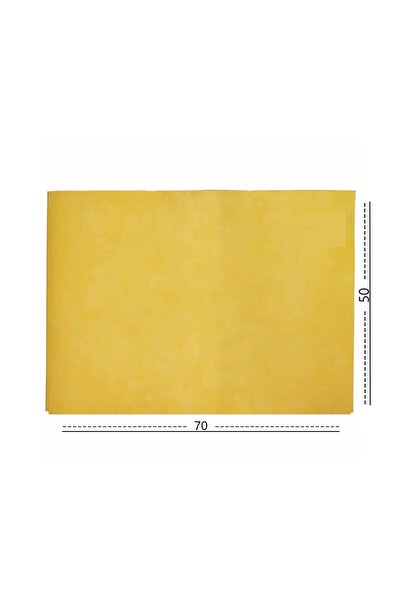 Vizyon Park Mikrofiber Profesyonel Büyük Boy Gold Gerçek Güderi Araç Kurulama Bezi 50x70 Cm