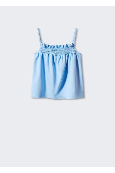 MANGO Kids Tricou Albastru Pentru Copii