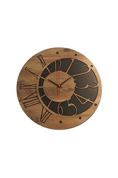 ERGEÇ TASARIM Decorative Mixed Number Wall Clock