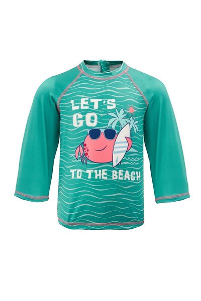 NEOPY Crab Printed T-Shirt Shorts Set Swimsuit