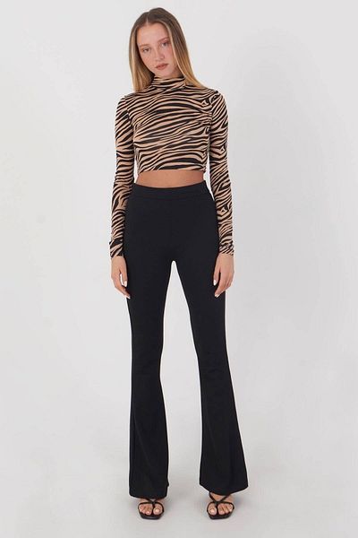 Addax Bluse - Mehrfarbig - Figurbetont