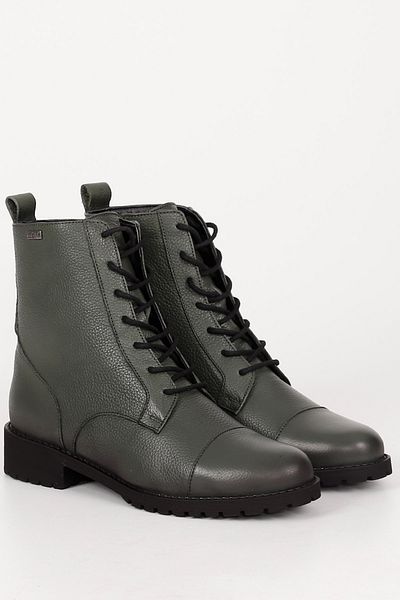 GÖNDERİ(R) Stiefelette - Khaki - Flacher Absatz