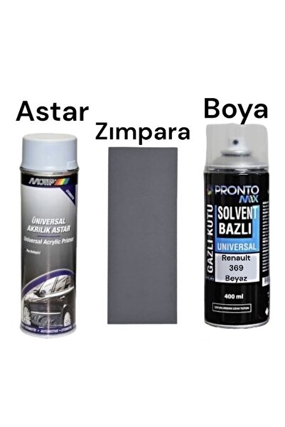 Motip Renault 369 Buz Beyazı Parlak Rötuş Sprey Takım