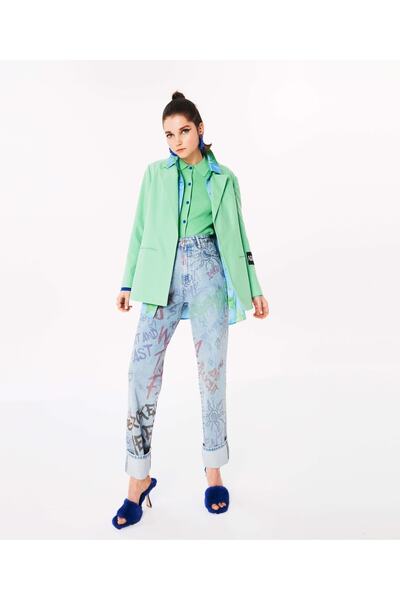 Twist Palazzo Fit Jean Παντελόνι