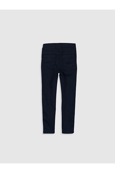 LC Waikiki Girl's Dark Navy Pants Elastic Waist Skinny Fit from Your Fashion Style