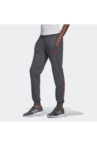 adidas Osnovne sive ženske trenirke od francuskog frotira Hd1698