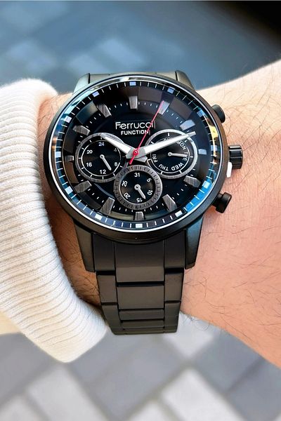 Ferrucci Function Fcf.12746fm.05 Multi-function Men's Wristwatch