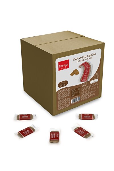 BOMPİ Karamelli (SPECULOOS) Tek Paketli Bisküvi 1300gr