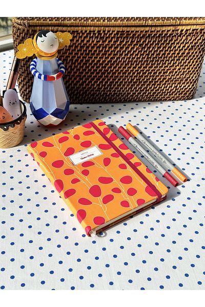 Victoria's Journals Venzi Art Hard Cover Vegan Leather 192 Sheets A5 80grLined Notebook