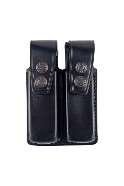 Polis Sepeti Hakiki Deri Çiftli Kütüklük Siyah