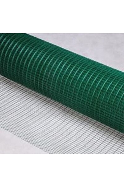 Yamanlar Ymn Pvc Kaplı Puntalı Yeşil Tel 12x12 Gözaralıklı 150cm Eninde09mm-kafes Teli-kümes Telı-150x15metre