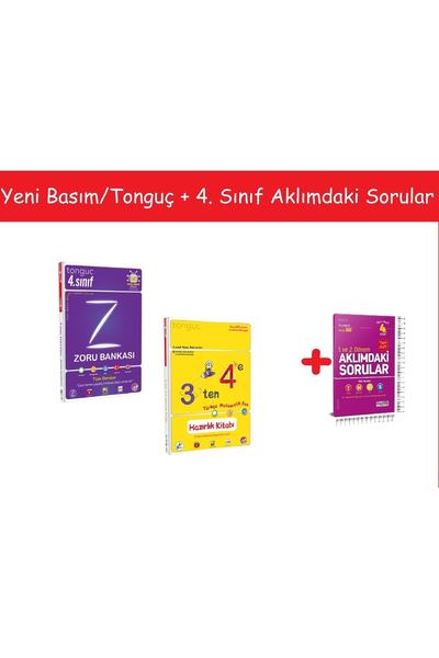 Tonguç Yayınları Tonguç 4. Sınıf Tüm Dersler Zoru Bankası & 3'ten 4'e Hazırlı...