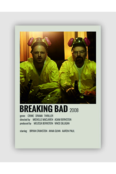 fırsatlar diyarı Breaking Bad Film Info Card Bilgi Kartı Duvar Posteri