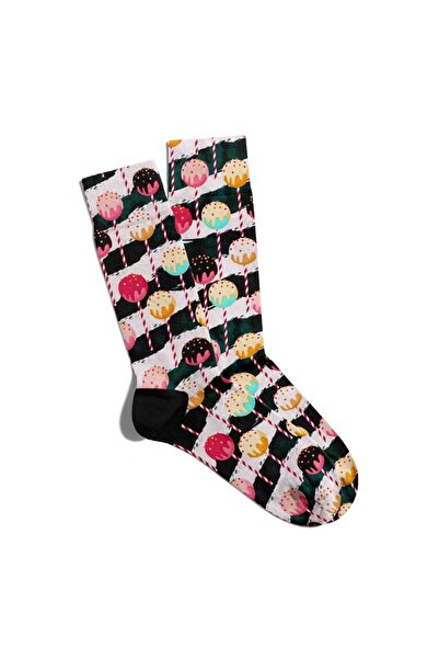 Eğlenceli Çoraplar Șosete Fun Sosete Unisex Colorate Acadele Popart Imprimate...