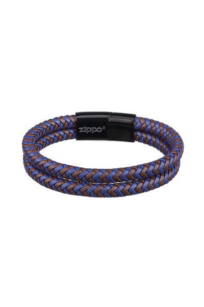 Zippo Two Layer Bracelet Leather Bracelet - 20cm 2007162