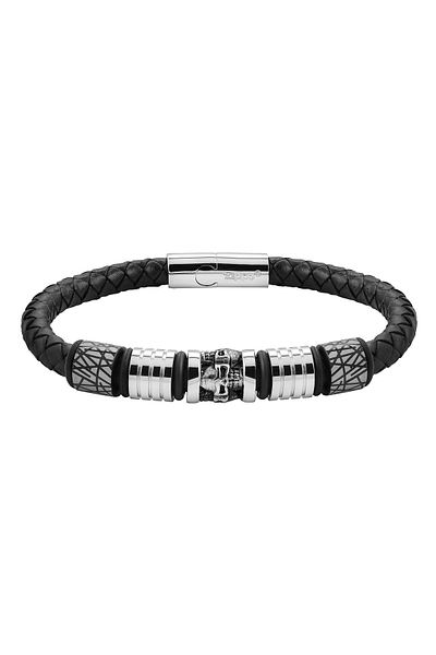 Zippo L. Steel Acc. Bracelet Braided Bracelet - Black 20C 2007170