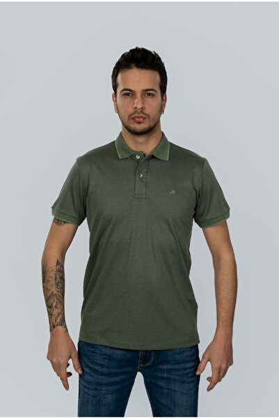Moda Işık Polo Yaka Desenli T-shirt