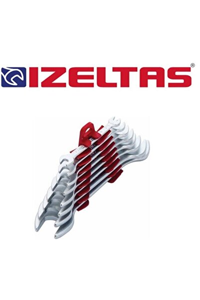 İzeltaş طقم مفاتيح ذو فمين قصير 12 قطعة