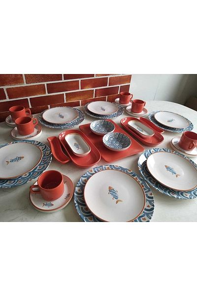 Keramika Koi 33 Piece Breakfast Set - Aı