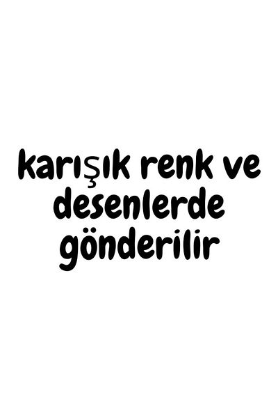 EBRULİ BUTİK06 Γυναικείες παντόφλες σπιτιών 3 συσκευασιών