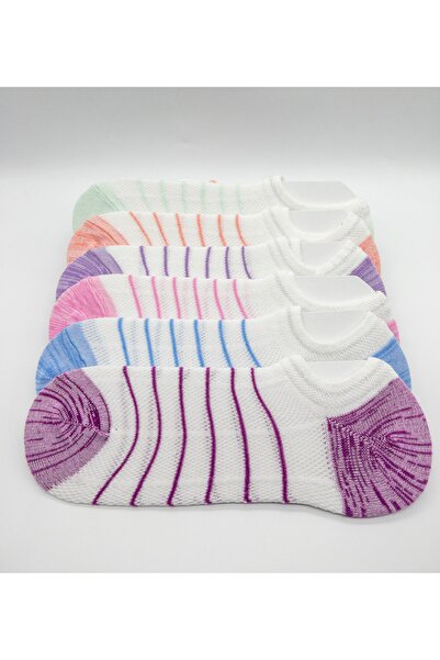 CİHO Чорапи 6 чифта дамски мрежести плетени невидими чорапи до глезена