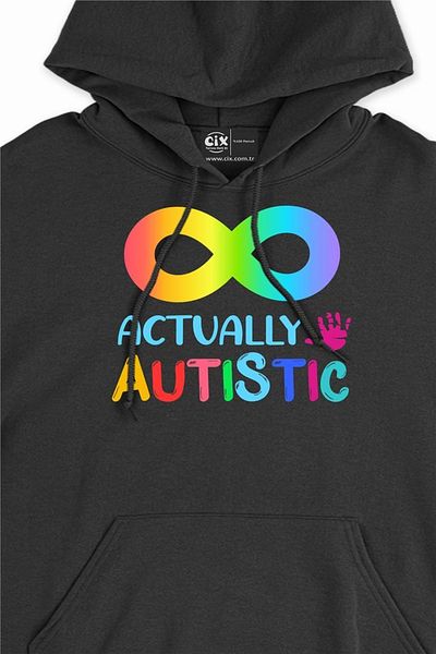 Cix Autism Autistic Hanorac cu glugă