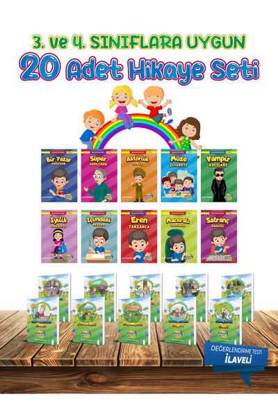 Genel Markalar 3 Ve 4. Sınıflara Uygun Öğretmen Tavsiyeli Okumayı Sevdiren 20...