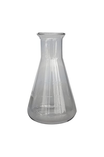 Okul Dünyası Erlenmayer, Cam, Dar Boyunlu 200 ml